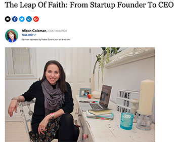 The Leap Of Faith: From Startup Founder To CEO